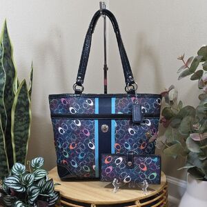 Coach Chelsea Signature Tote and Wallet